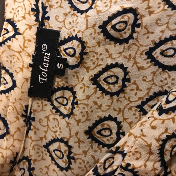 Tolani bohemian silk top - Picture 3 of 5